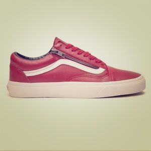 Vans Old School Zip Leather Trainer